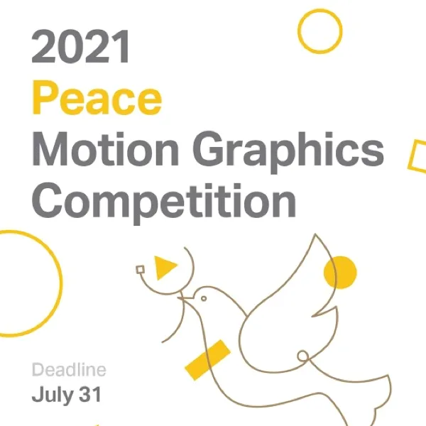 2021 Peace Motion Graphics Competition artwork