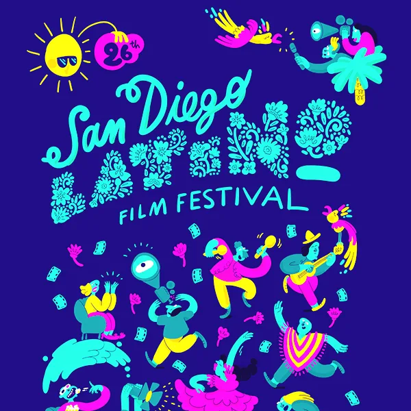 27th San Diego Latino Film Festival Poster Competition artwork