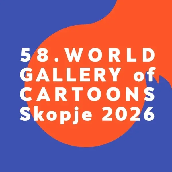 58th World Gallery of Cartoons Skopje 2026 artwork