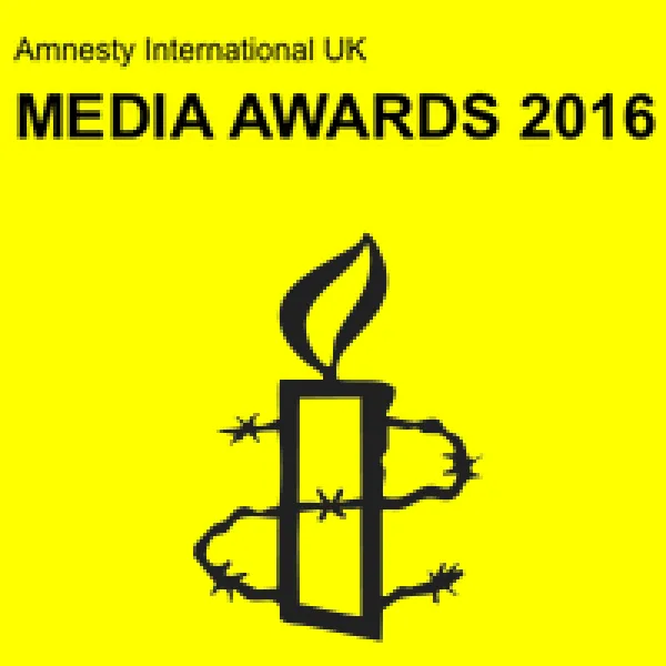 Amnesty International Media Awards 2016 artwork