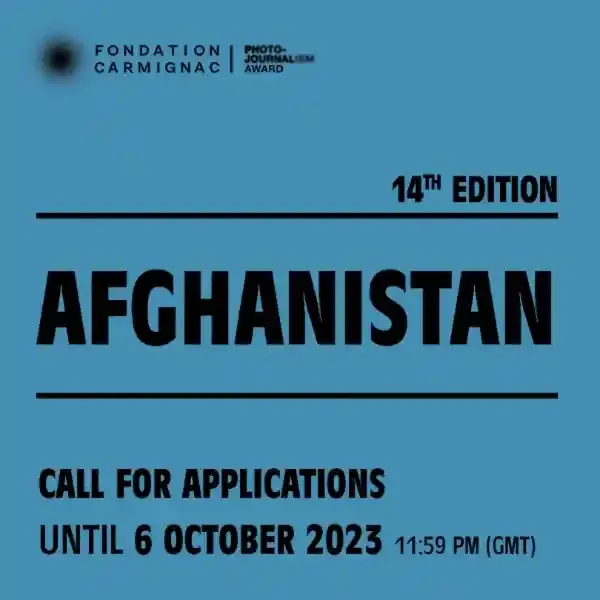 Carmignac Photojournalism Award 2023 artwork