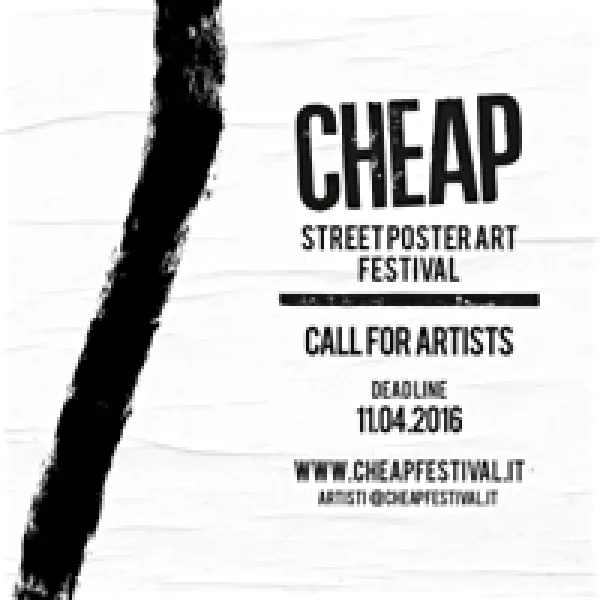 Cheap Street Poster Art Festival Call For Artists artwork