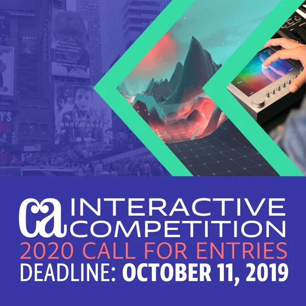 Communication Arts Interactive Competition 2020 artwork