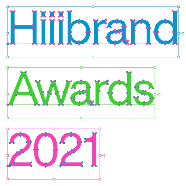 Hiiibrand Awards 2021 artwork