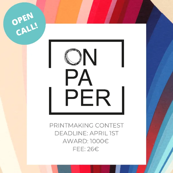 ON PAPER International Printmaking Contest 2023 artwork