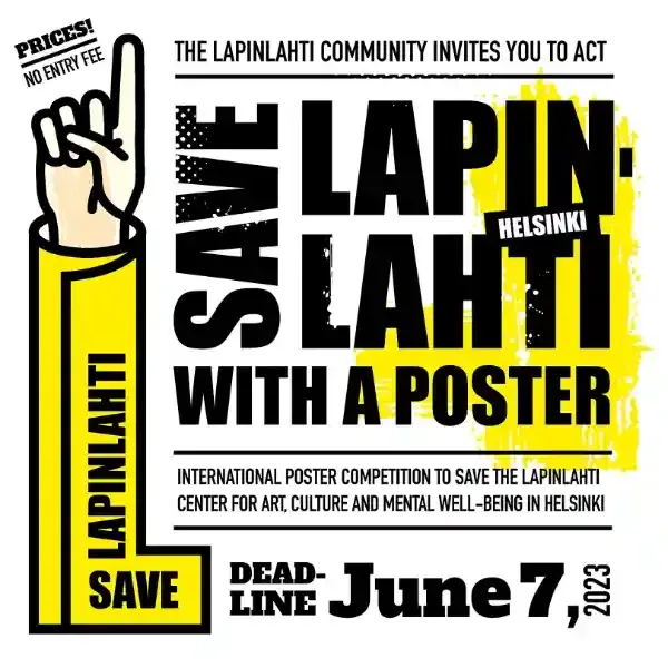 Save Lapinlahti Poster Competition artwork