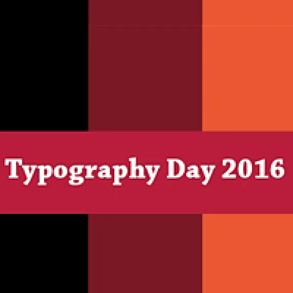 Typography Day 2016 Poster Design Competition artwork
